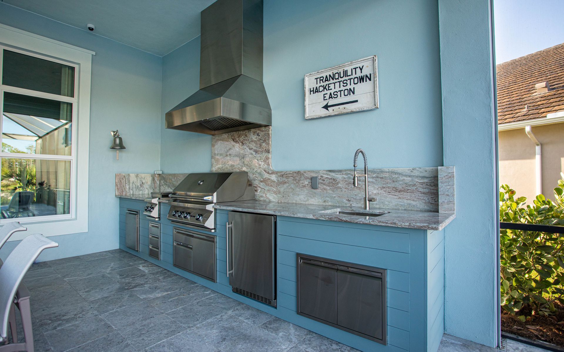 Shiplap Outdoor Kitchen Delta Heat Grill Naples, FL Southwest Florida