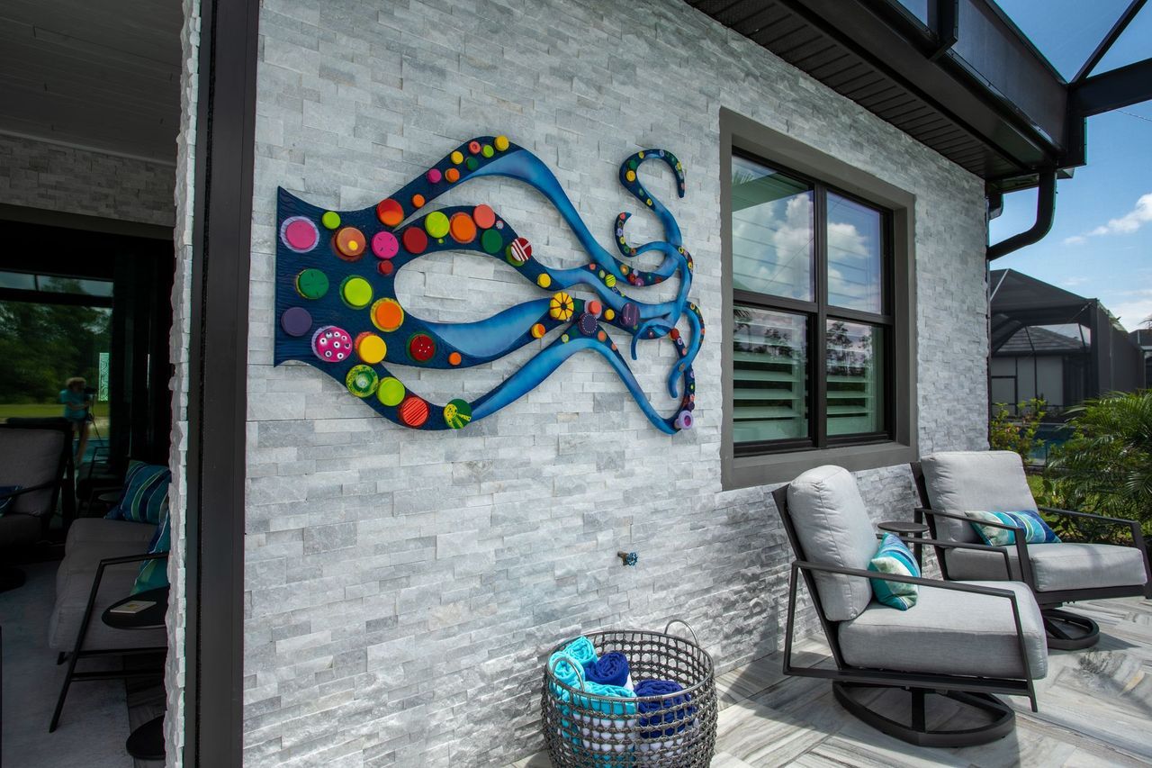 custom-crafted octopus towel  hanger estero, fl