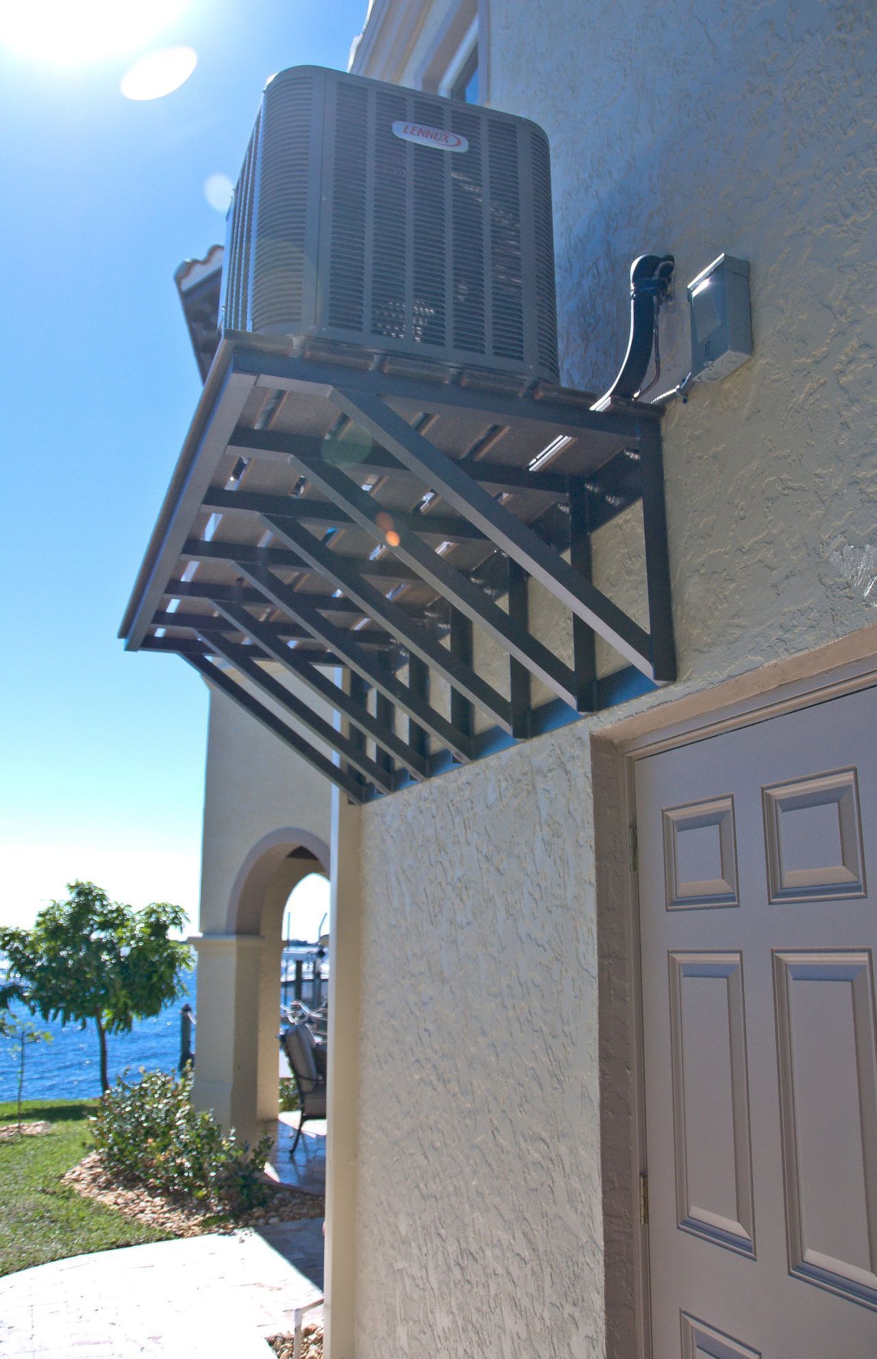 custom air conditioner stand cape coral floor