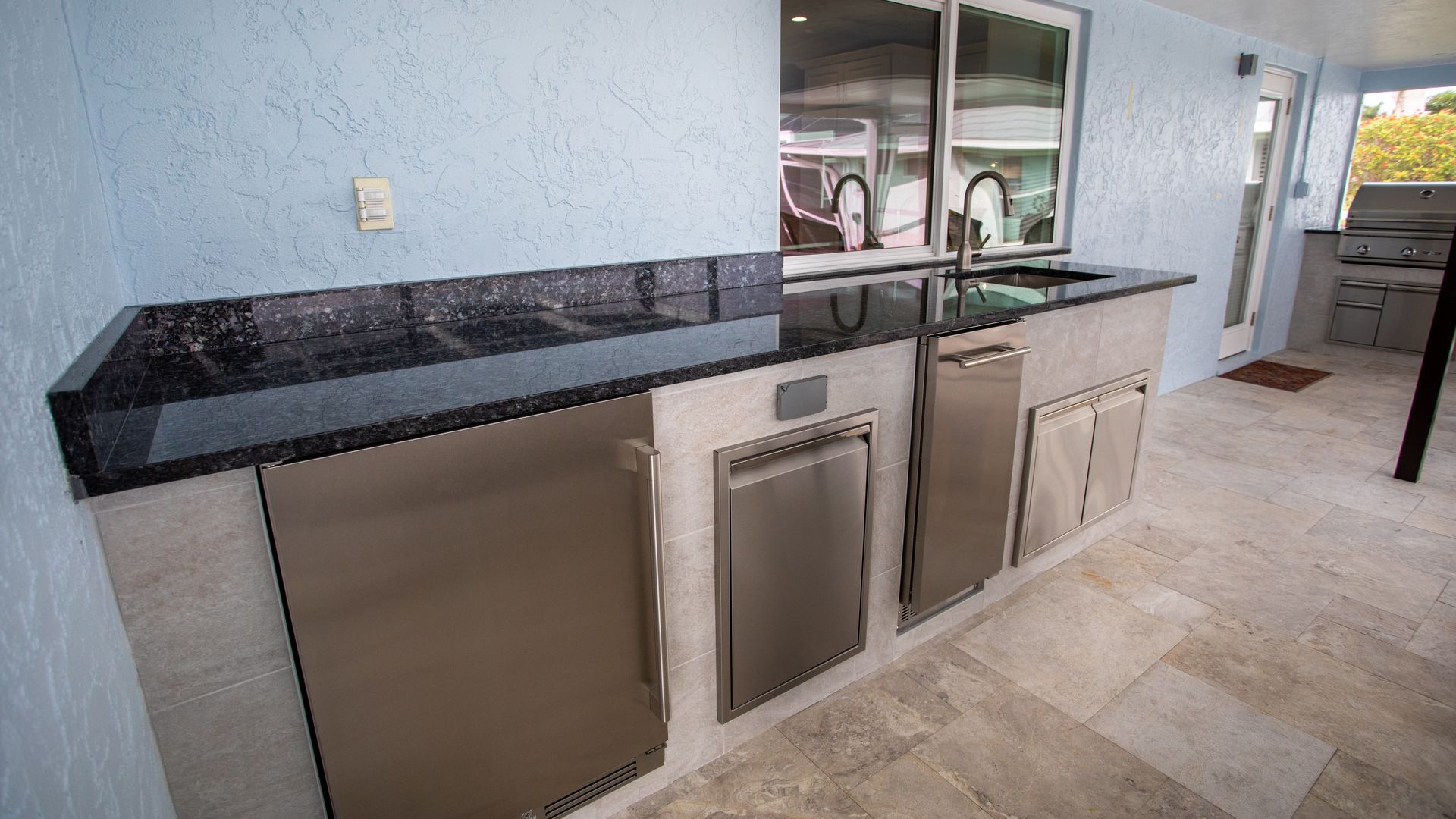 Tile Outdoor Bar Granite Countertop Cape Coral