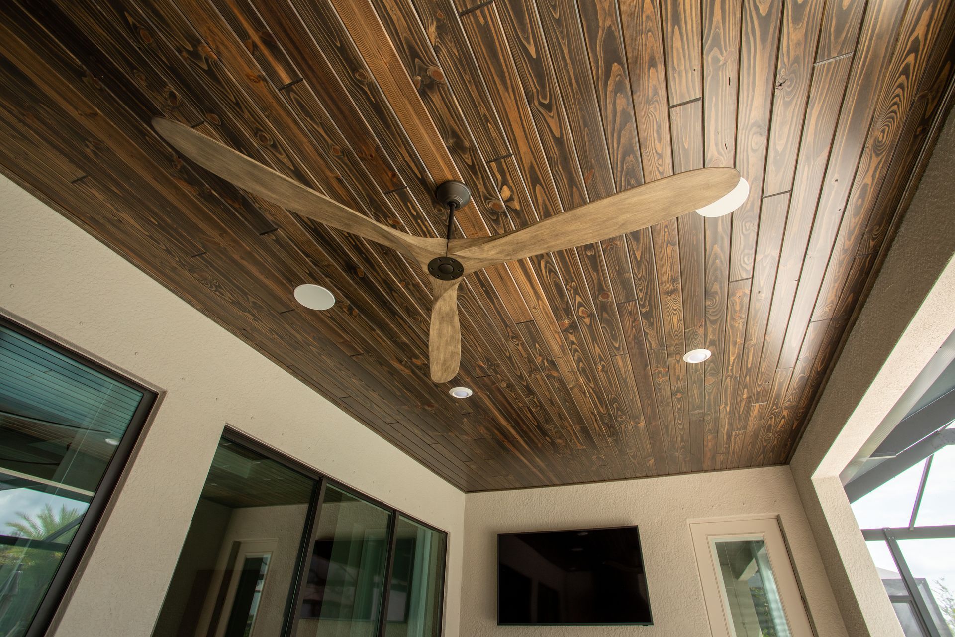 Colonial wood ceiling, Naples FL