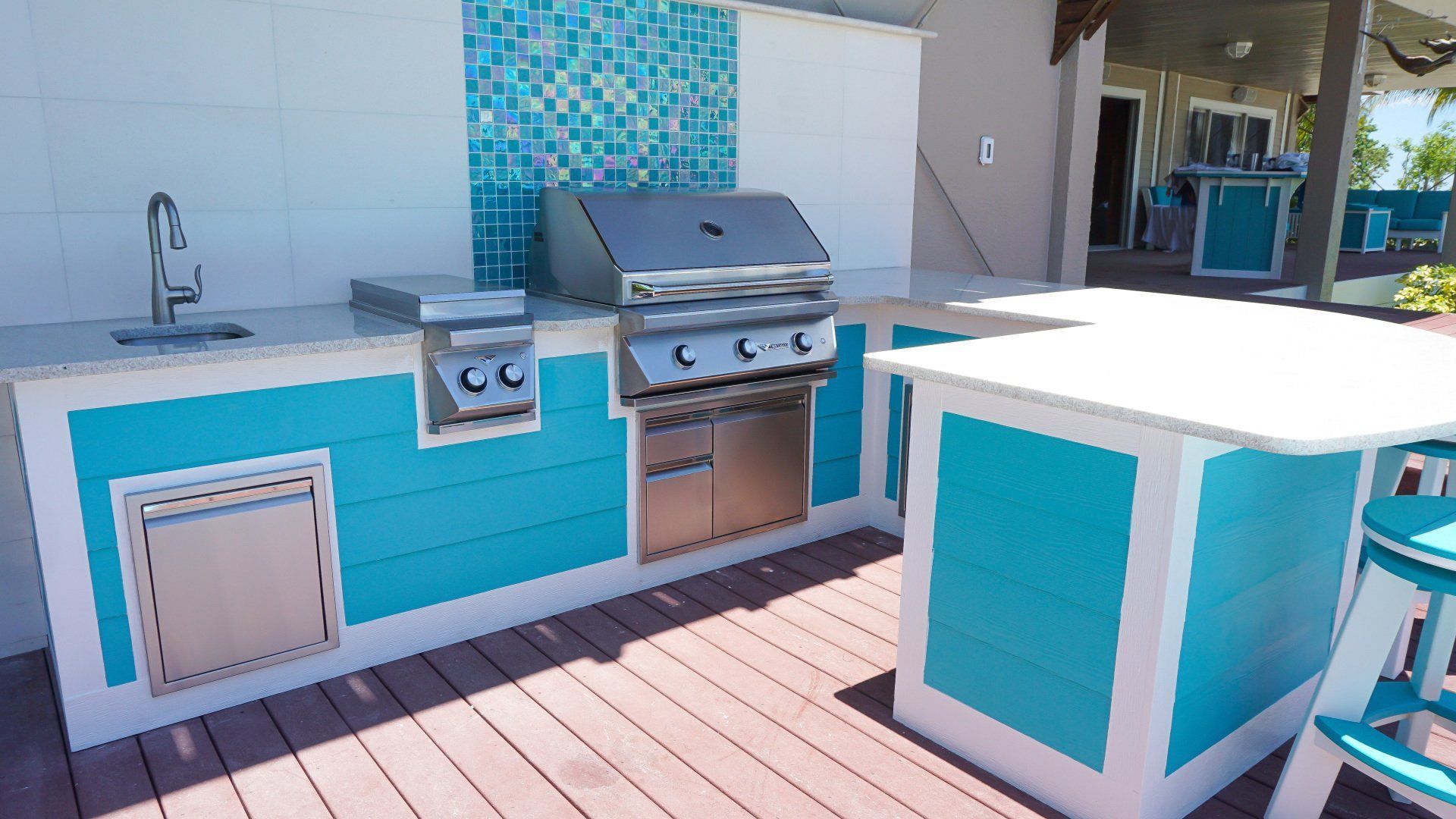 Captiva Island outdoor kitchen