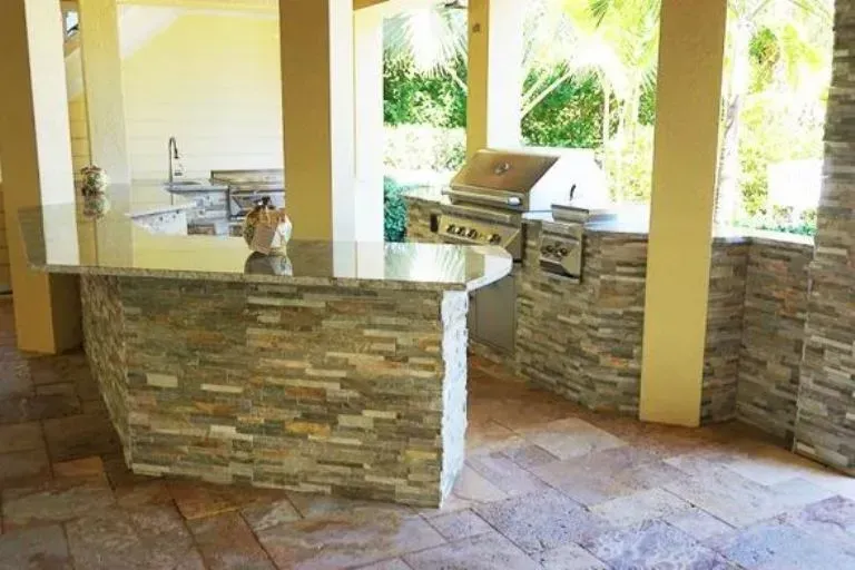 Stone Outdoor Kitchens Boca Grande