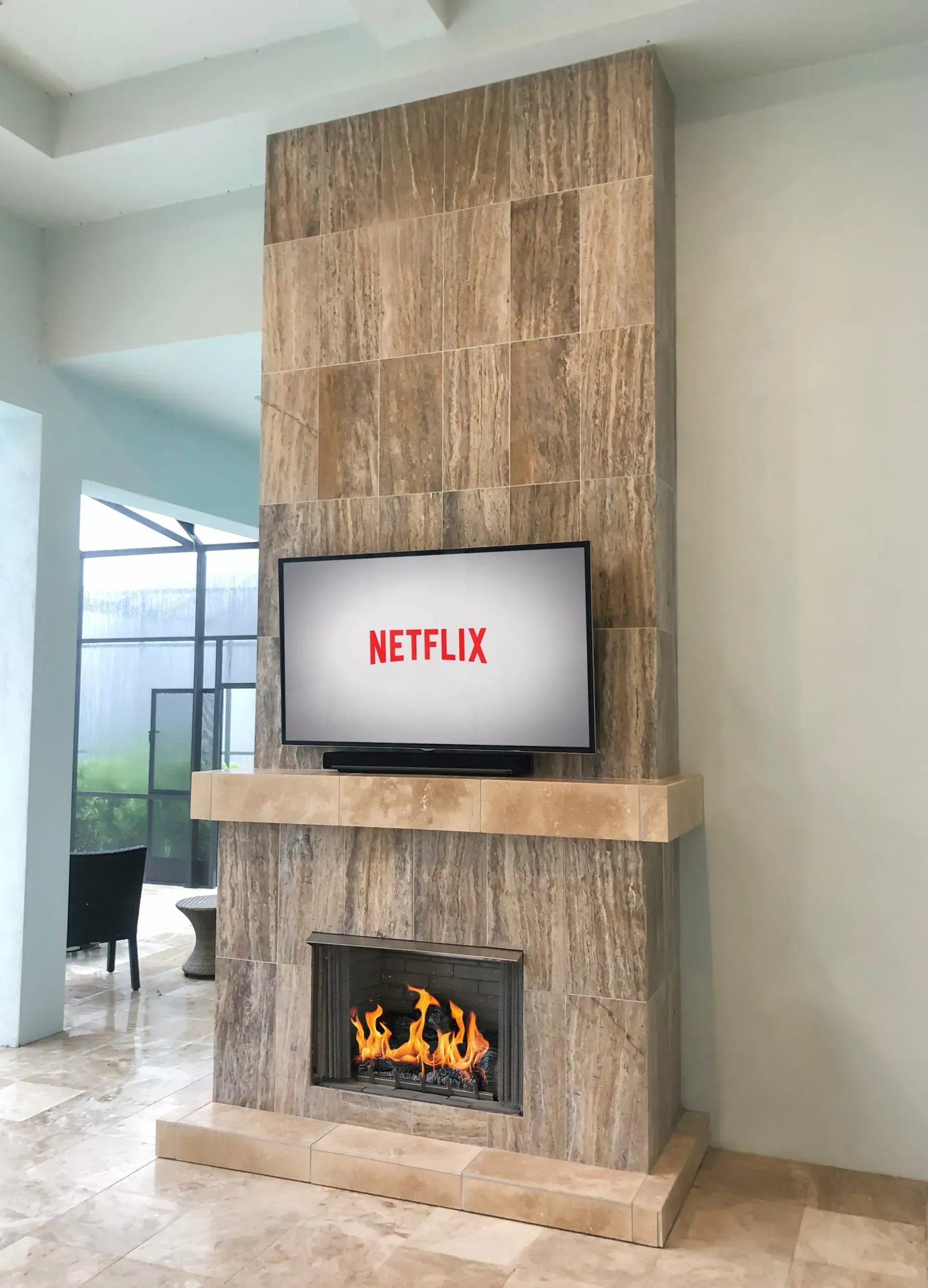 Indoor Gas Fireplace Naples