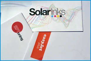 Envelope design for SolarInks, SPTuning and easyjet plus