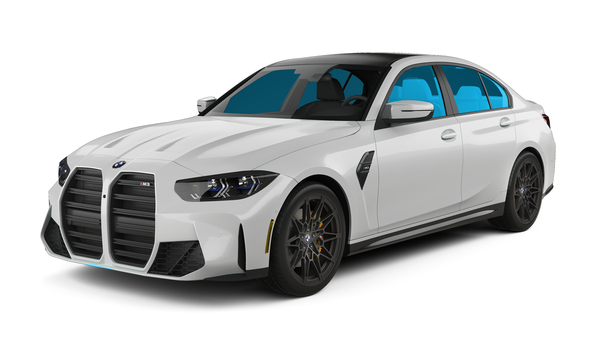 All sides and rear windows