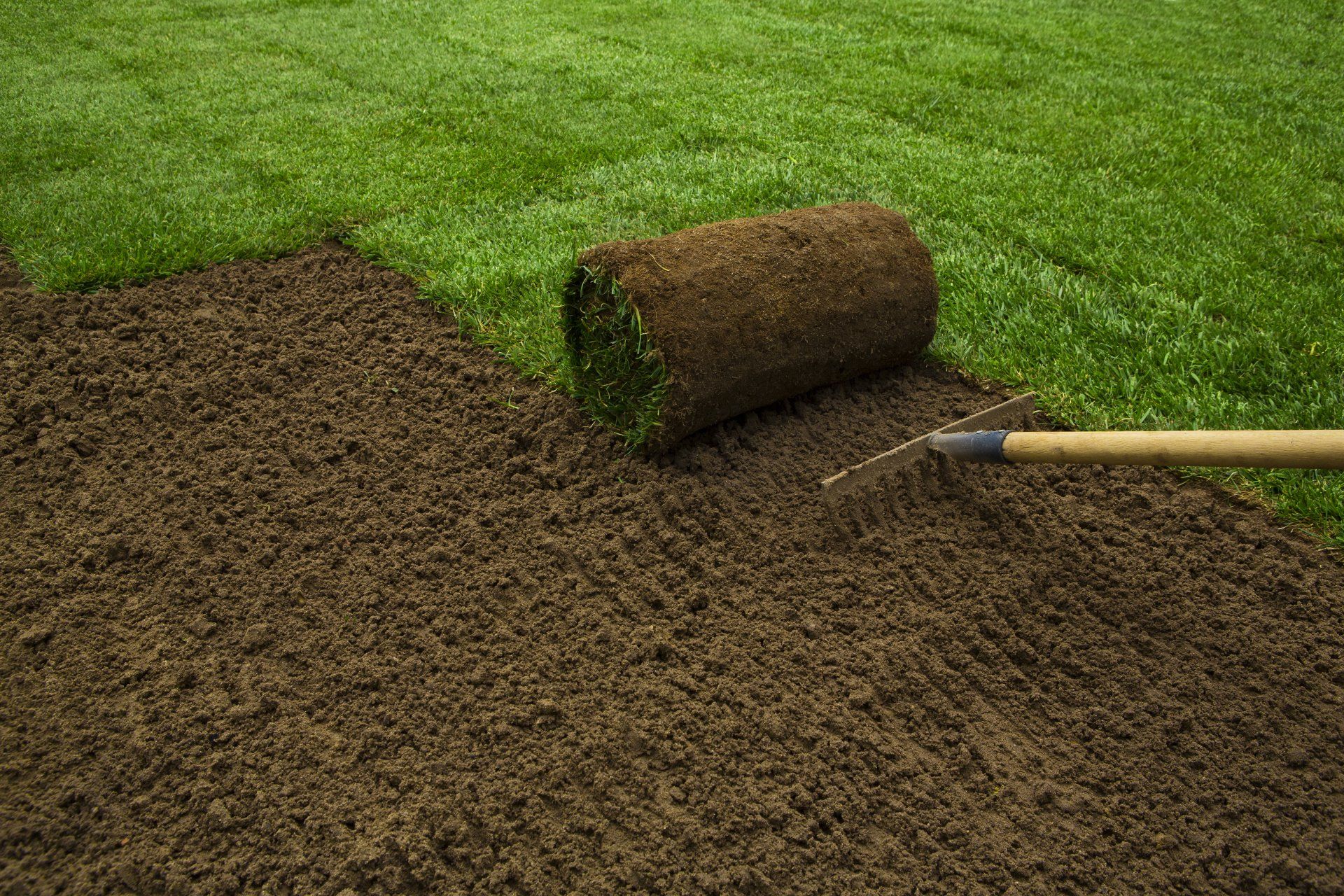 Sod Installation — Lawned garden in South Seaville, NJ