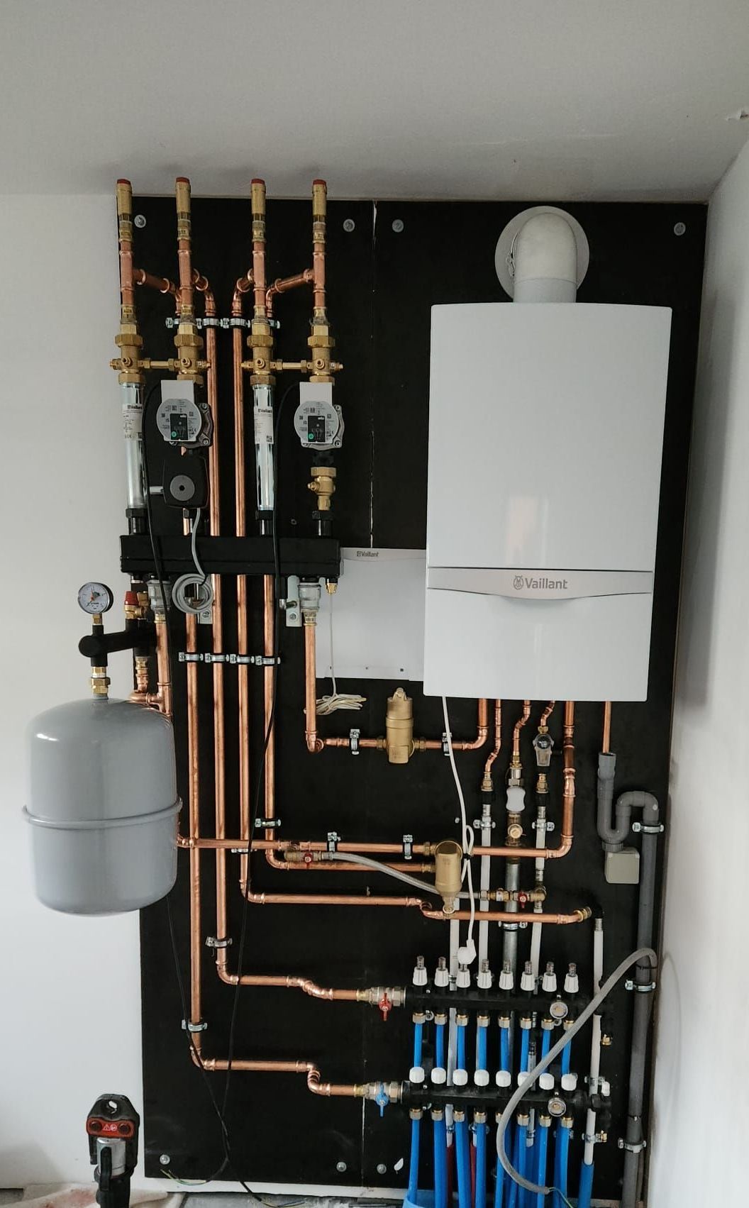 Gas condensatieketel installatie