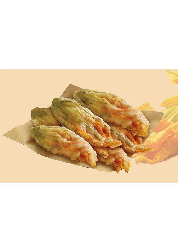 FIORI DI ZUCCA PASTELLATI