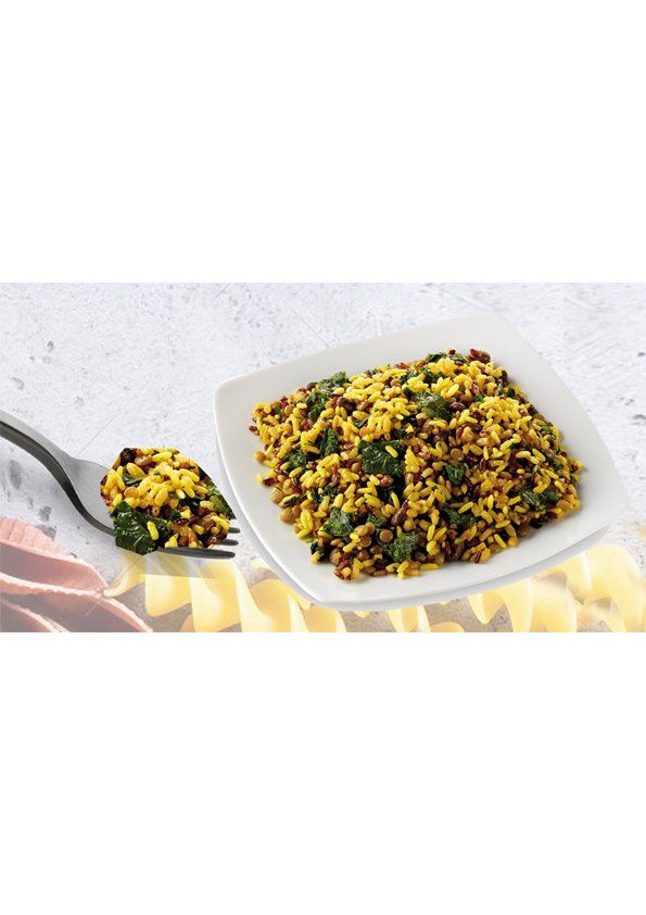 MIX RISO GIALLO con FAGIOLI, LENTICCHIE, CAVOLO NERO E CURCUMA