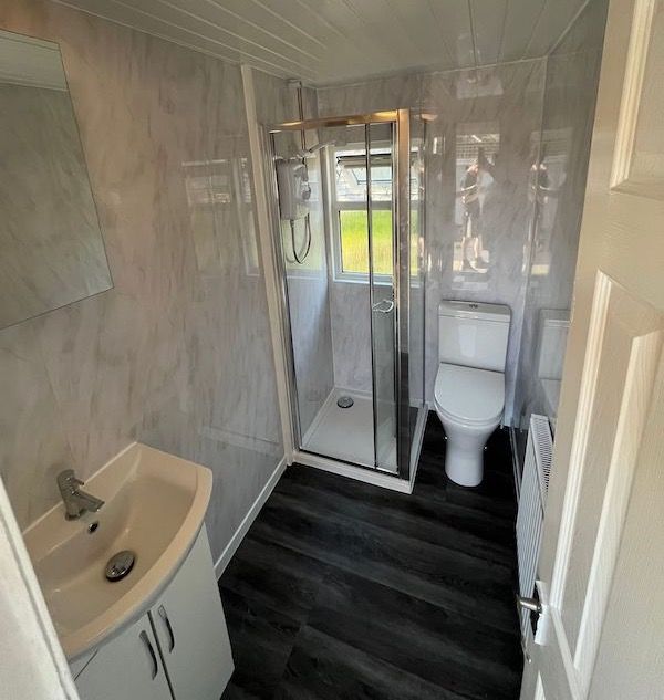 Park home bathroom specialists Viking Park Homes
