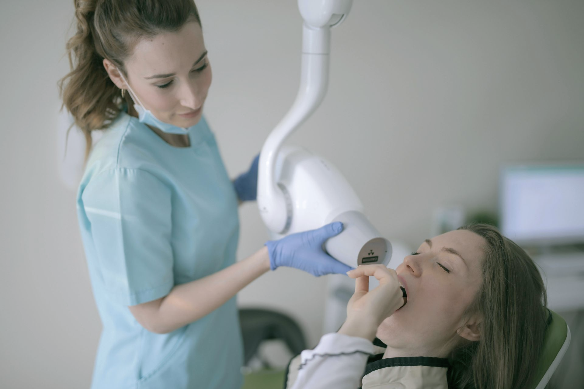 A dental hygienist