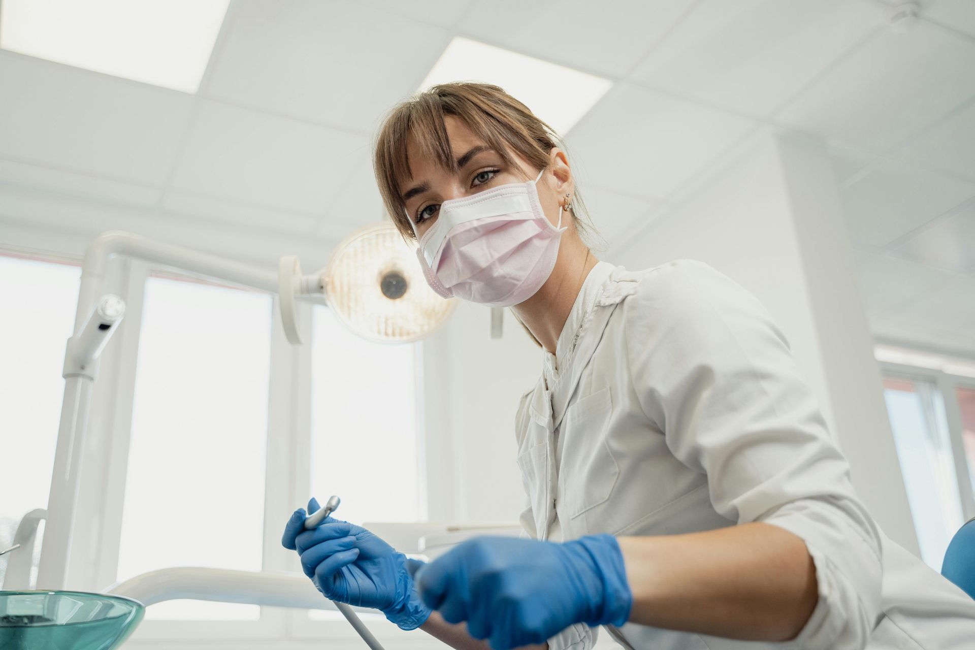 A dental hygienist