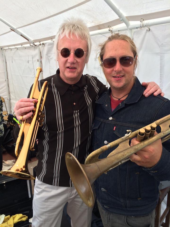 Steve Trigg with Bryan Corbett