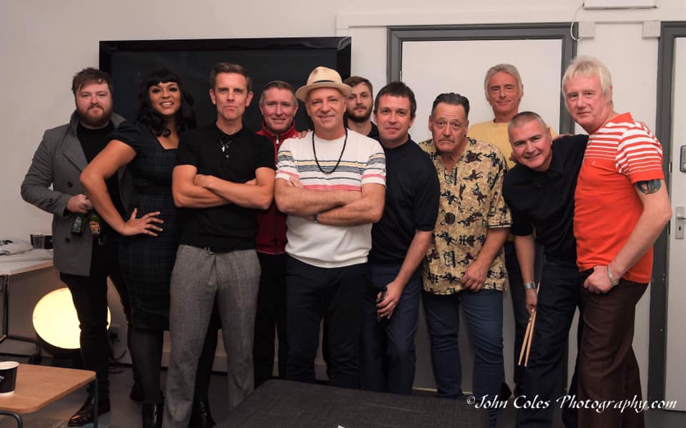 Steve Trigg with Paul Weller and Steve White