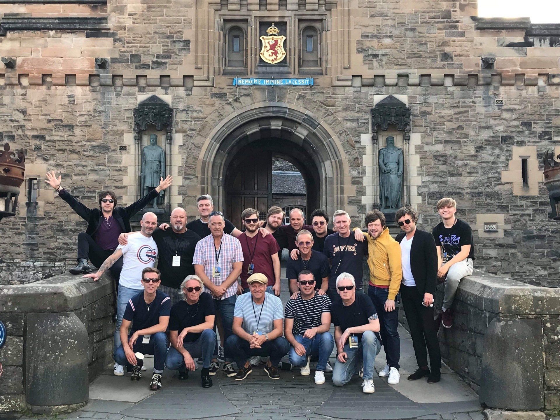 Steve Trigg with Paul Weller and Steve Cradock