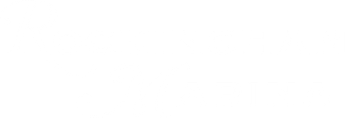 Rockingham Marina Logo in White with a transparent background