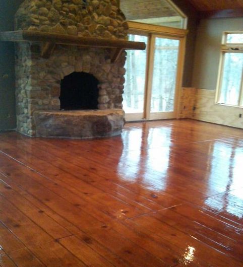 Custom Stamped concrete floors done by decorative concrete experts in Kennewick Washington