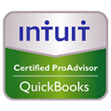 Intuit Certified ProAdvisor Quickbooks badge