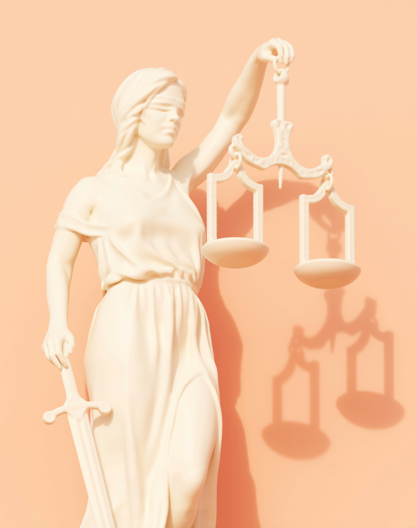 A silhouette of a man without a face on a white background.