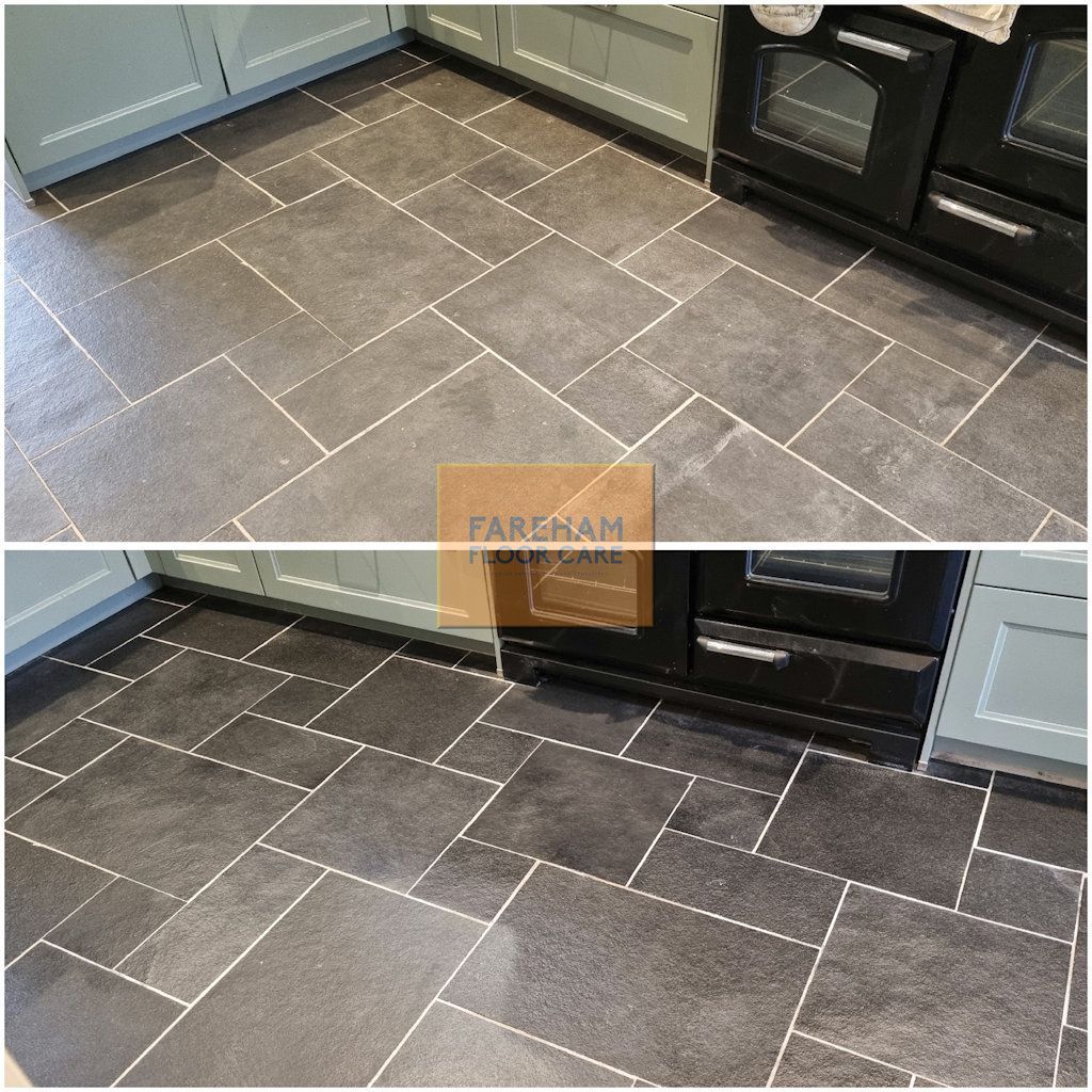 Black Limestone Cleaning Fareham