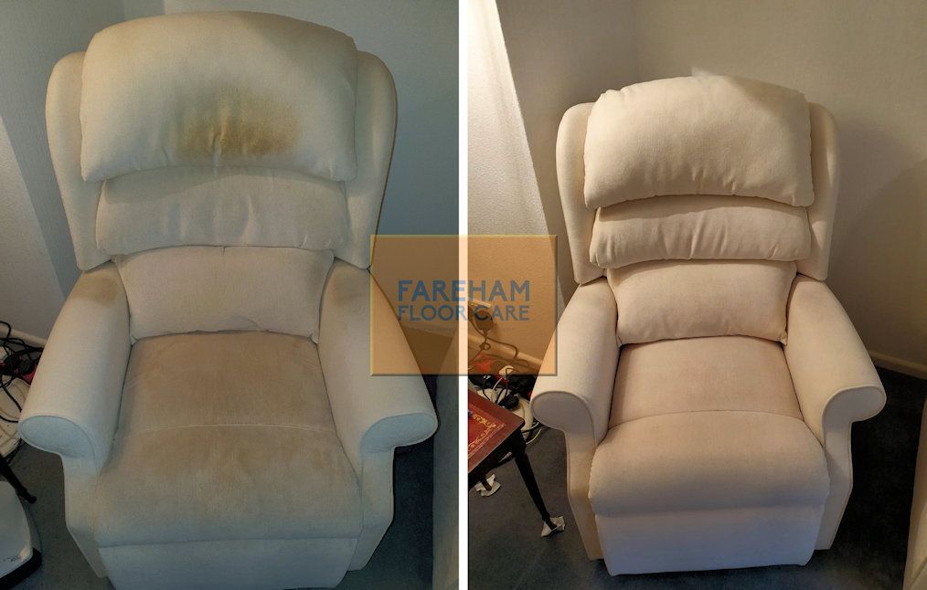 sofa armchair cleaning Fareham