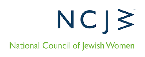 NCJ logo: dark blue letters with right-facing chevron and green text