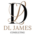 A logo for dl james consulting with a letter d on it