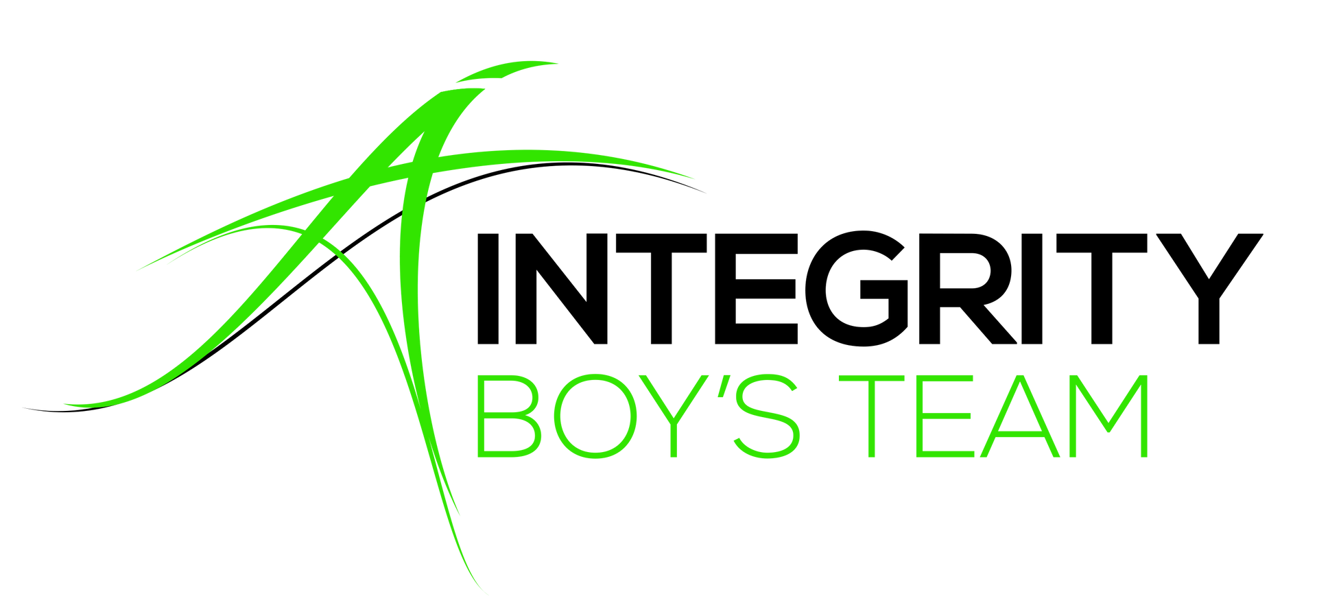 The integrity boy 's team logo is green and black on a white background.