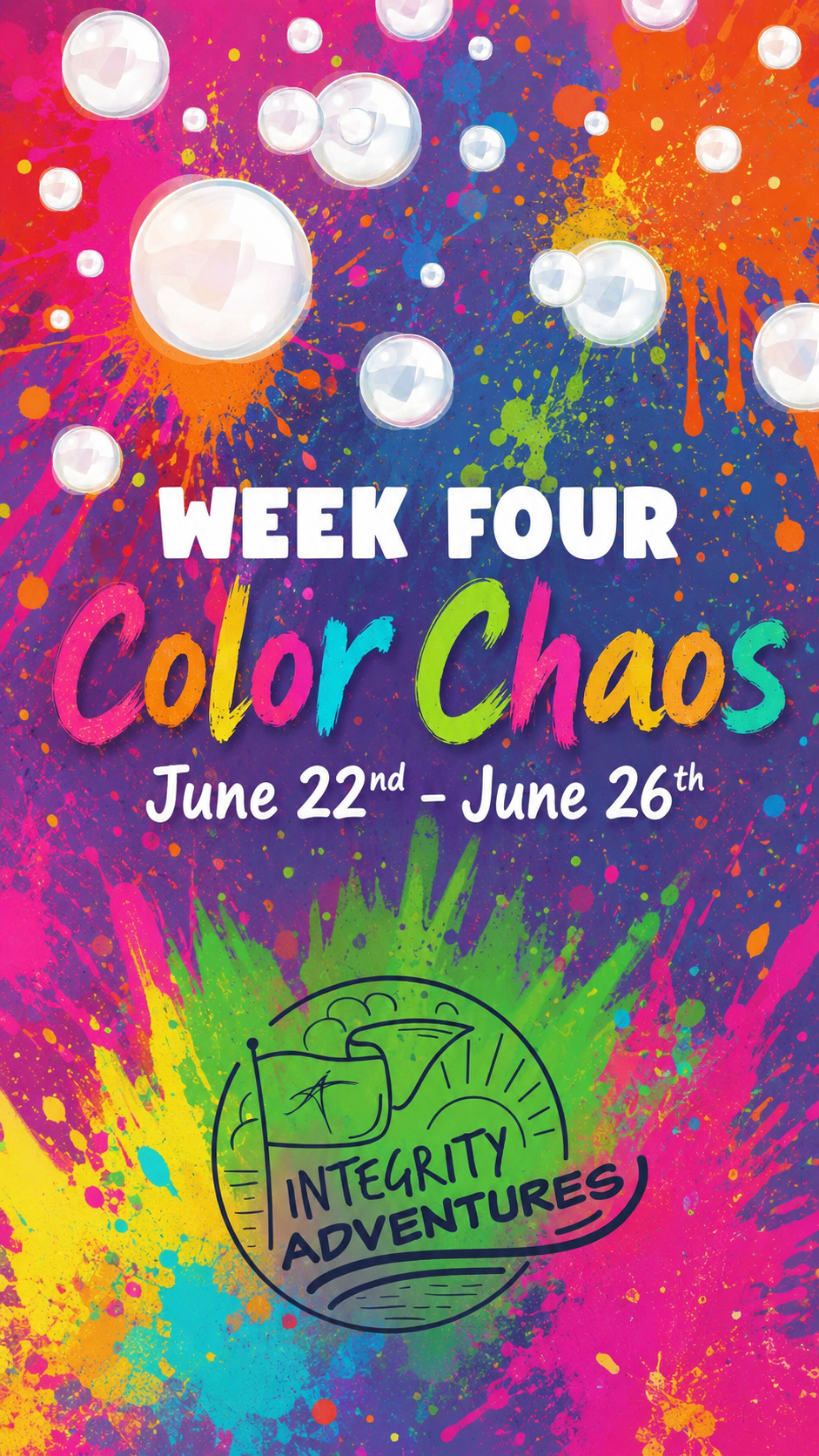 A poster for week two fairy tales june 10th - 14th