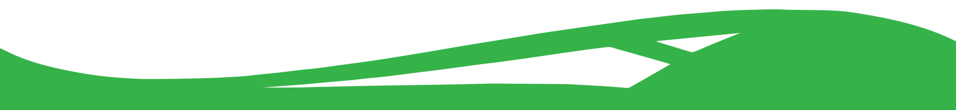 A green and white silhouette of a mountain on a white background.