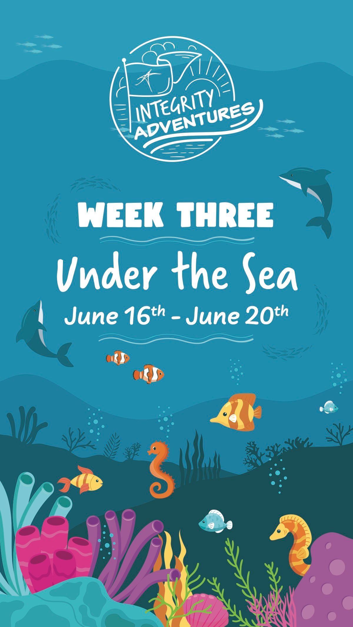 A poster for week two fairy tales june 10th - 14th