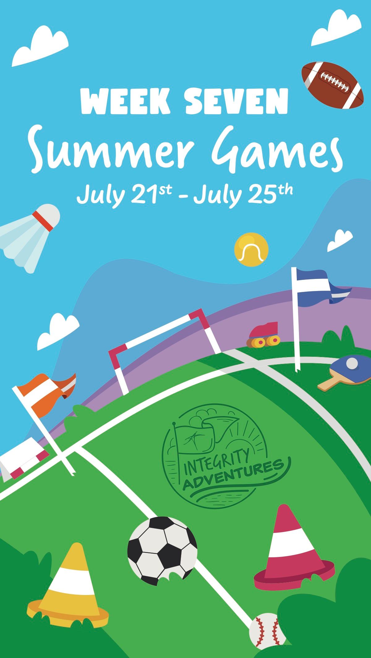A poster for week two fairy tales june 10th - 14th