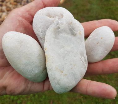 White Quartz 50mm — Cooroy Landscape Supplies And Garden Centre In Cooroy, QLD