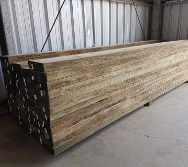 Pine Sleepers — Cooroy Landscape Supplies And Garden Centre In Cooroy, QLD