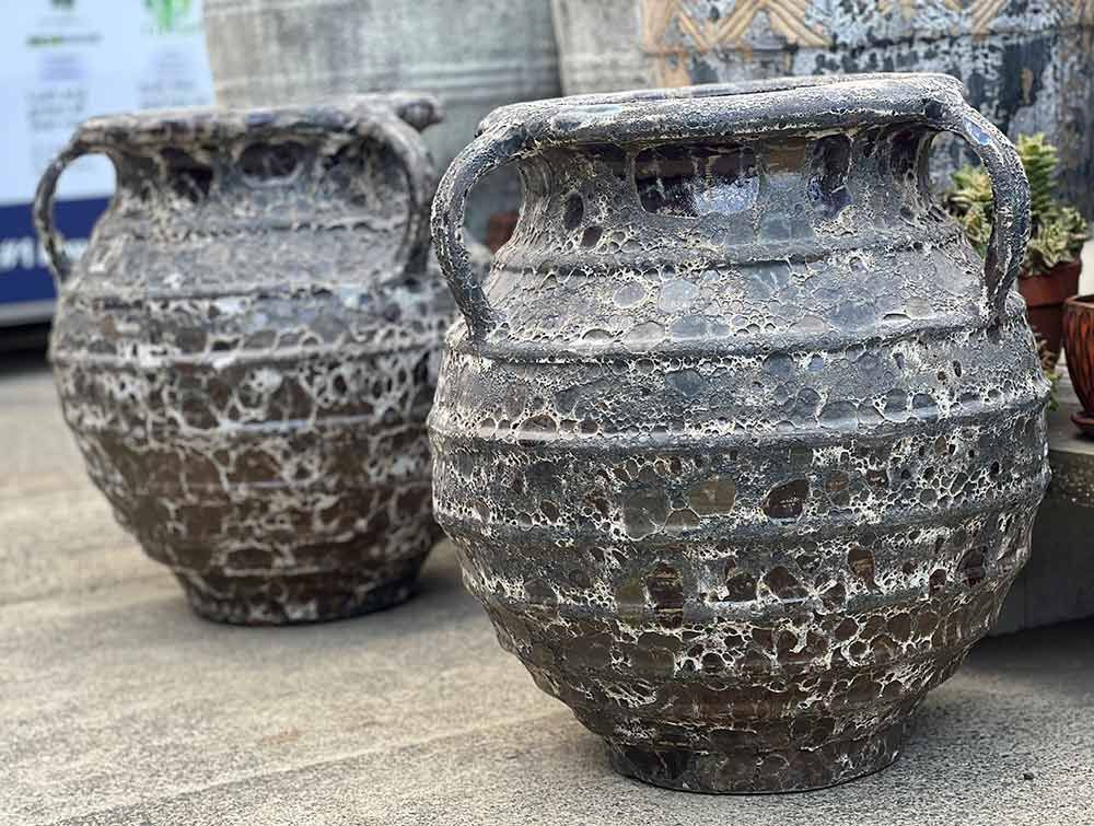 Two Large Clay Pots With Handles — Cooroy Landscape Supplies and Garden Centre in Noosa, QLD