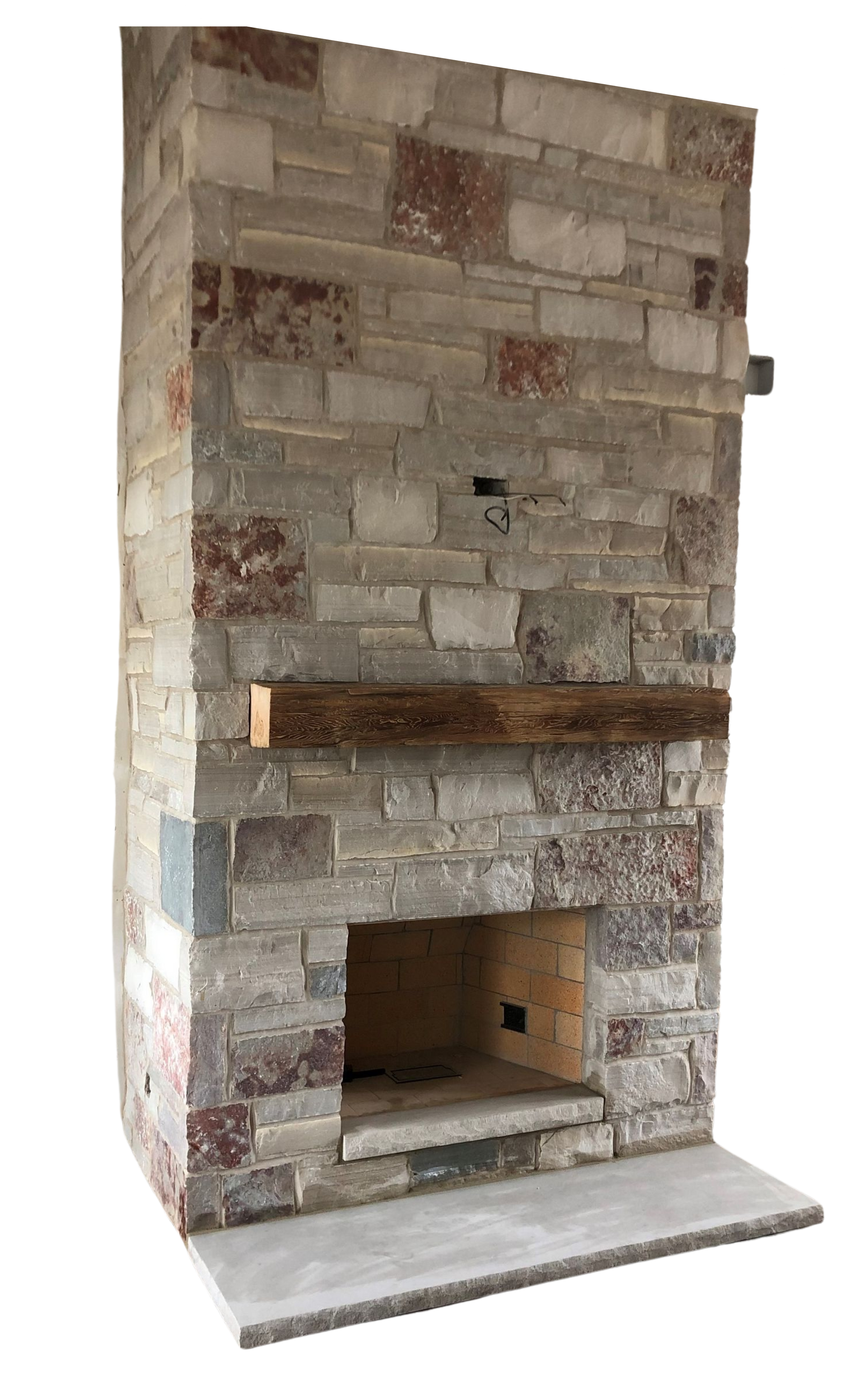 Indoor fireplace masonry in Manhattan, IL