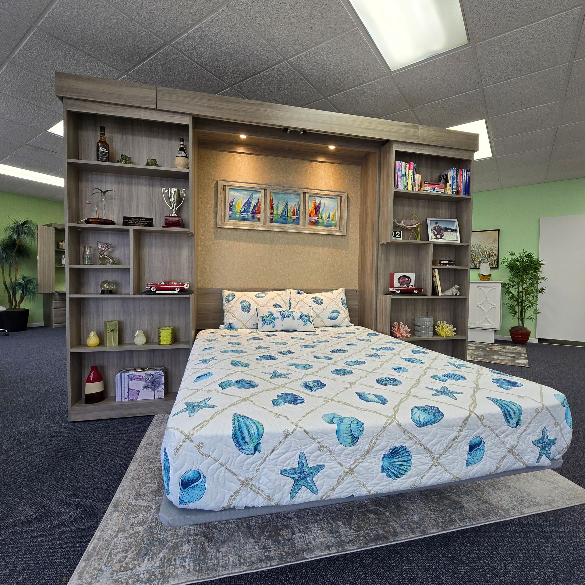 Bookcase beds