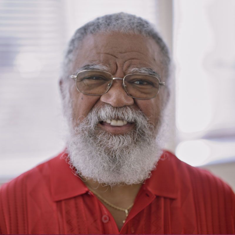 Photo of a client smiling