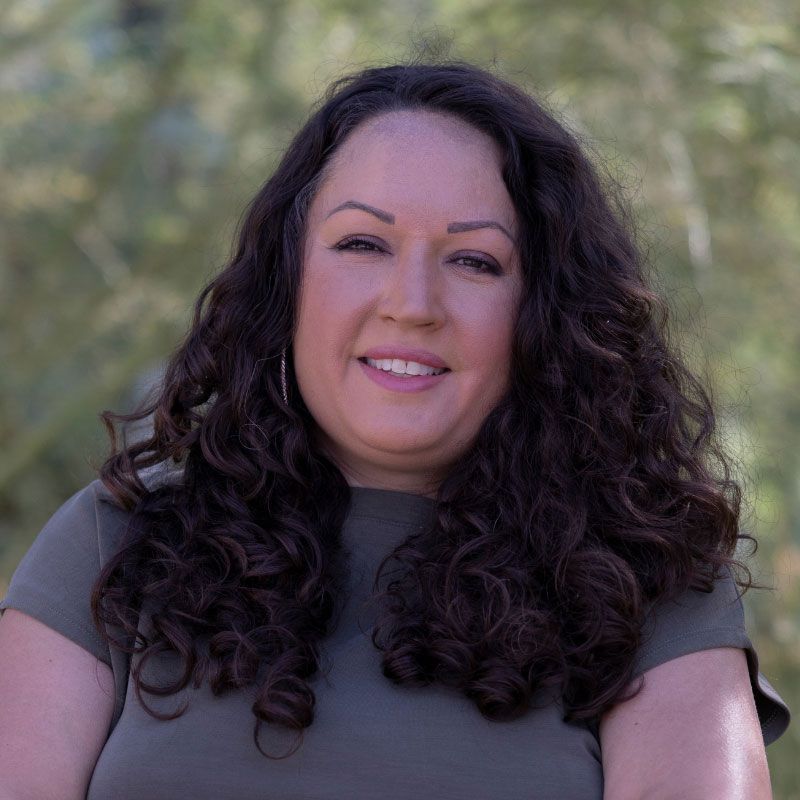 Photo of a client smiling