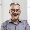 Photo of a client smiling