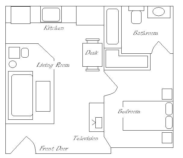 One-Bedroom Apartment — Las Vegas, NV — Manor Suites