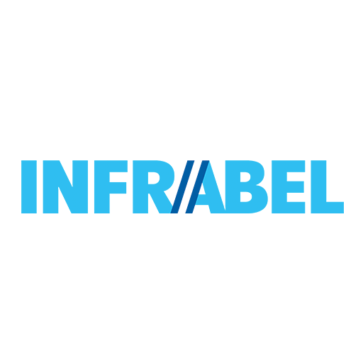 Het logo van Infrabel. Klant bij Airco VDW.