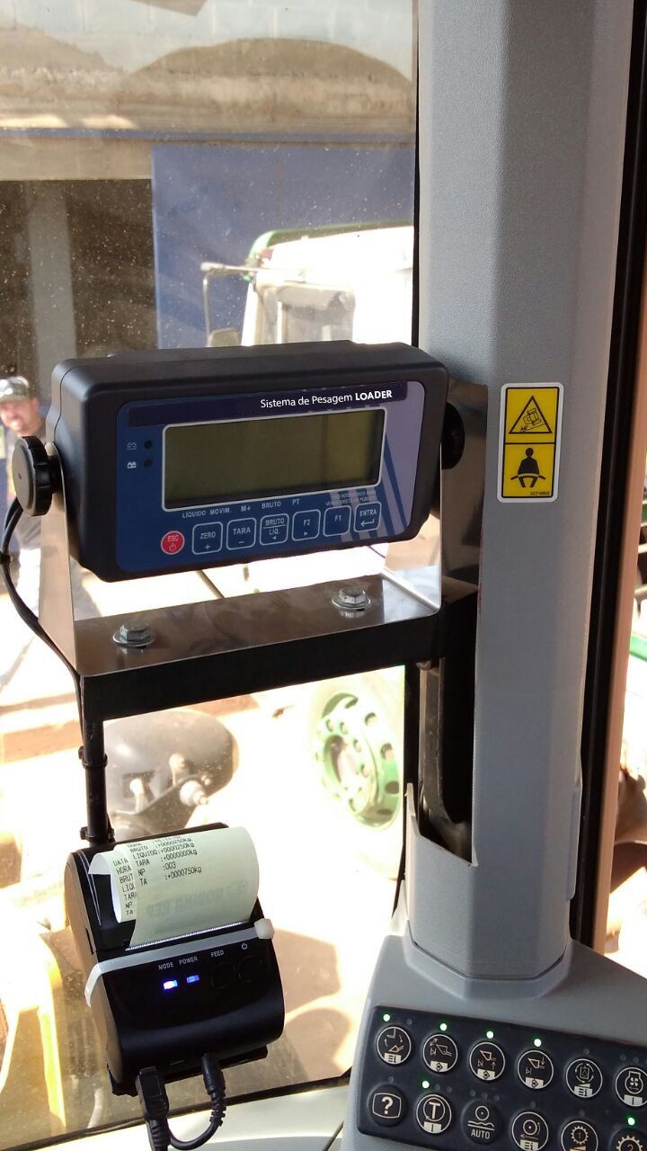 balança para pá carregadeira, sistema de pesagem para pá carregadeira, balança embarcada, balança eletrônica para pá carregadeira, balança pá carregadeira, balanças r&r