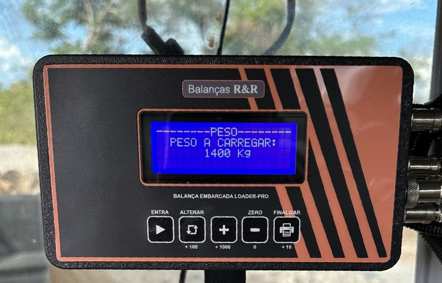 balança para maquina pá carregadeira, balança para pá carregadeira, sistema de pesagem para pá carregadeira