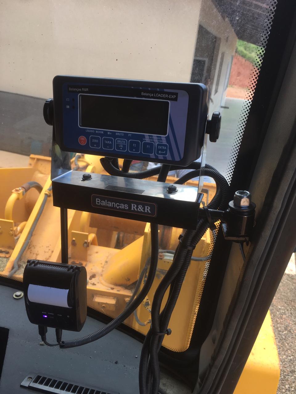 balança para maquina pá carregadeira, balança para pá carregadeira, sistema de pesagem para pá carregadeira