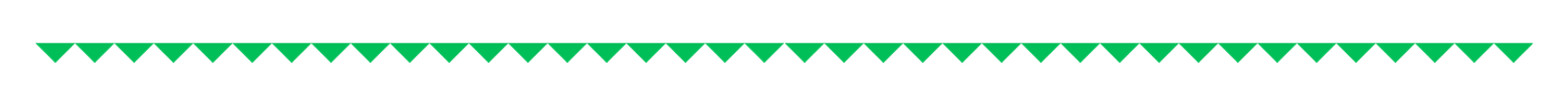 A row of green triangles.