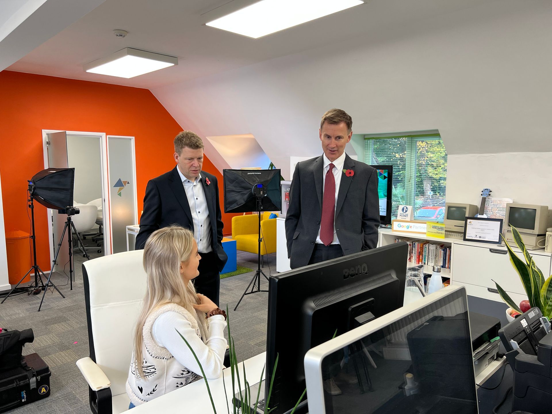 tanshire business park jeremy hunt visit