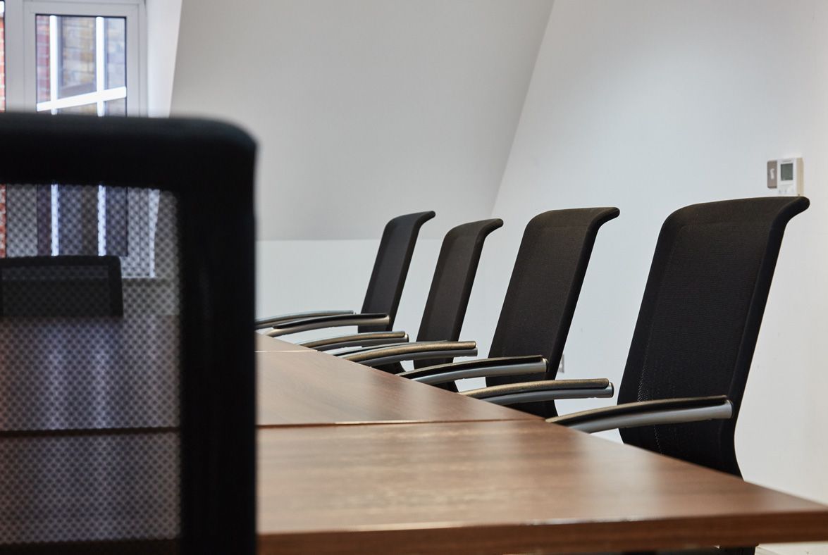 Office chairs in business park near Farnham Surrey called Tanshire Business Park