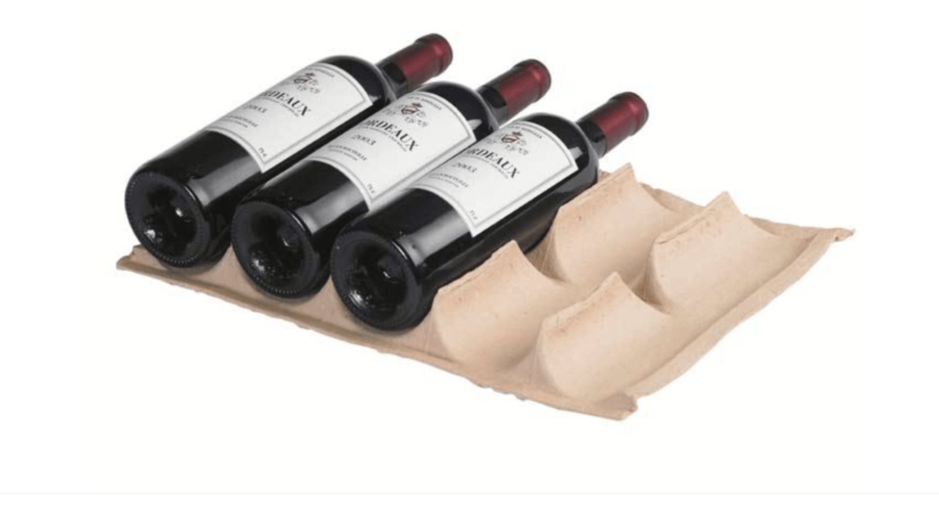 Imballaggio bottiglie di vino